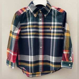 Polo Ralph Lauren Toddler Boy Plaid Shirt